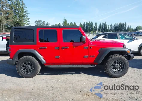 2019 Jeep Wrangler Unlimited Sport Altitude 4X4 z USA, uszkodzony, nr VIN 1C4HJXDG1KW632621